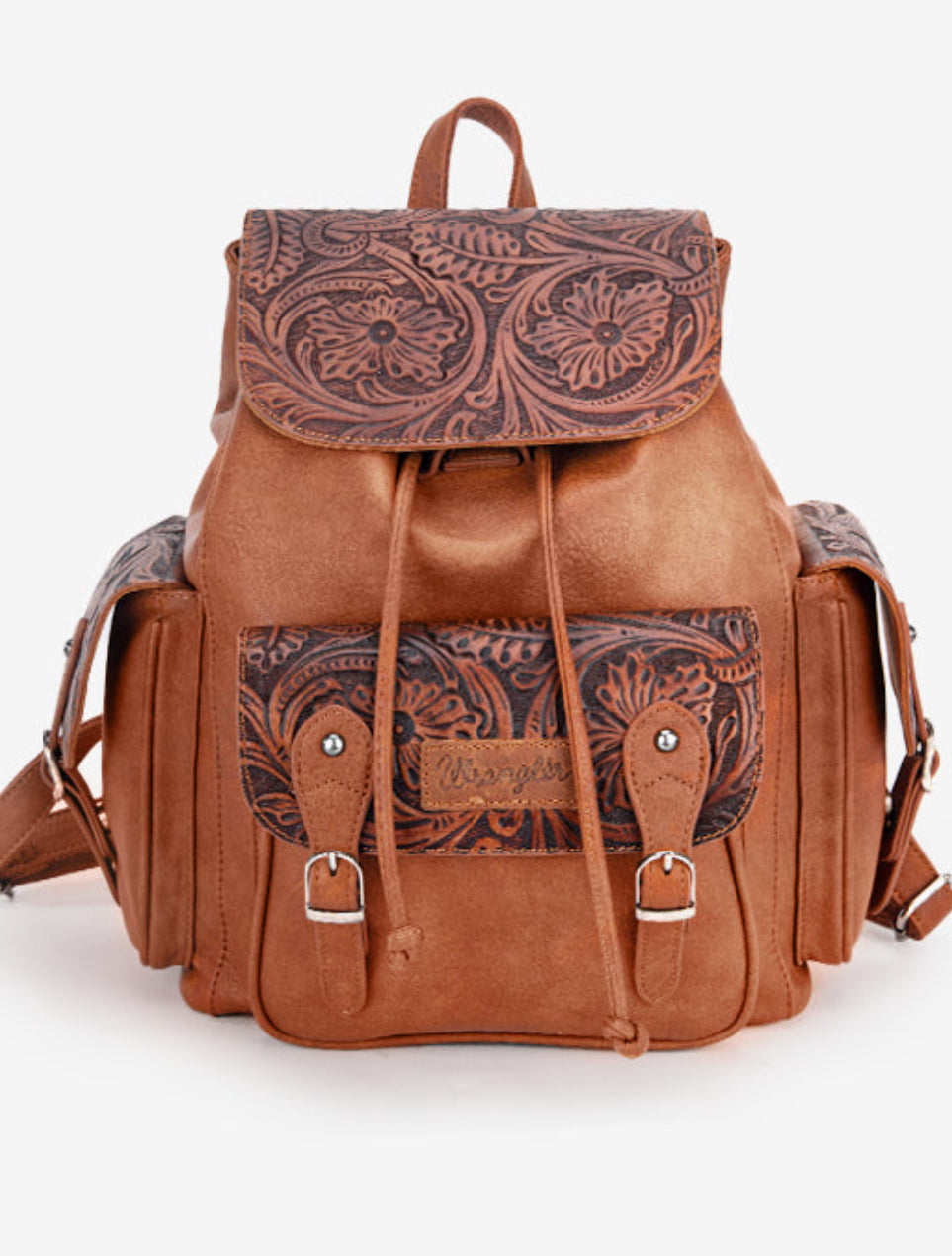 Wrangler Vintage Floral Tooled Backpack