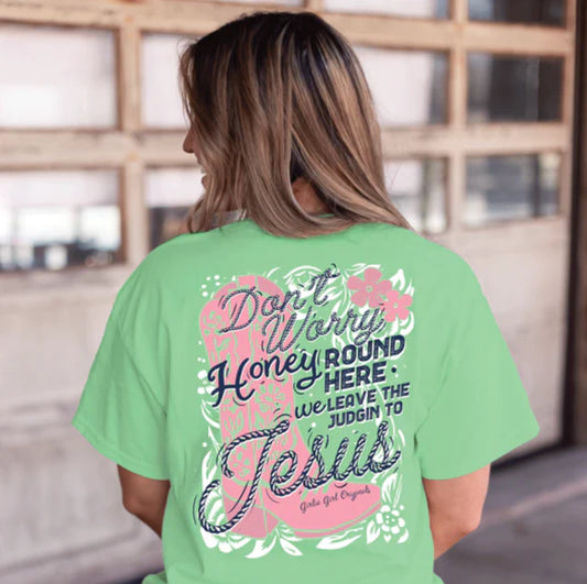 Judgin to Jesus Girlie Girl TShirt